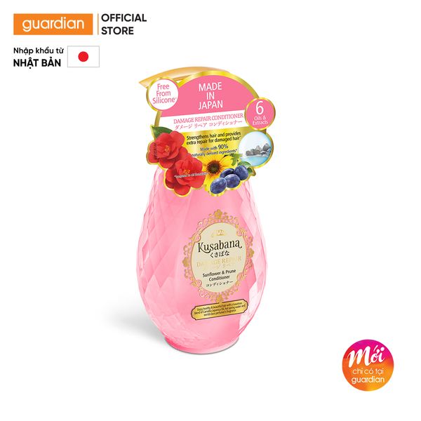Dầu Xả Giúp Phục Hồi Tóc Hư Tổn Kusabana Damage Repair Conditioner 490Ml