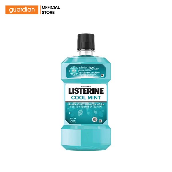 Nước Súc Miệng Bạc Hà The Mát Listerine 750Ml