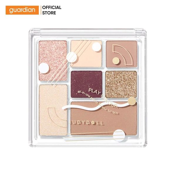 Phấn Mắt Bắt Sáng và Tạo Khối Tự Nhiên, Lâu Trôi Chống Nước Judydoll Play Colors Eyeshadow Palette #12 Elegant Purple Tông Tím Hồng Sang Trọng 8.5g