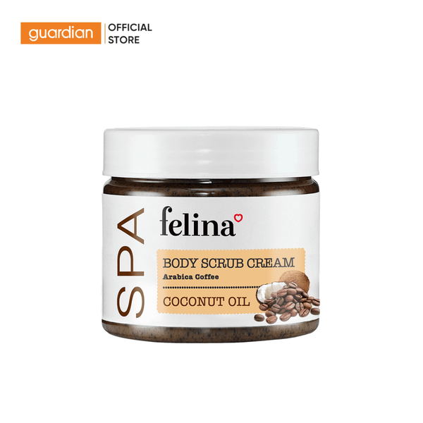 Kem Tẩy Tế Bào Da Chết Felina Hạt Cà Phê Và Tinh Dầu Dừa 400g