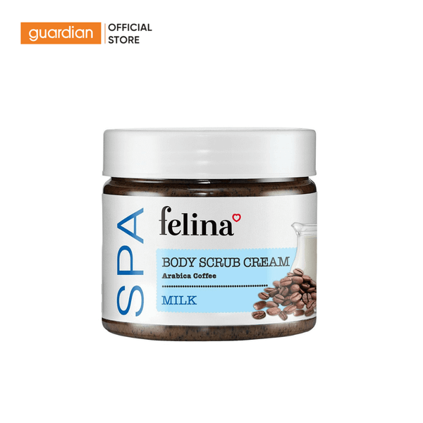 Kem Tẩy Tế Bào Da Chết Felina Hạt Cà Phê Và Tinh Chất Sữa 400g