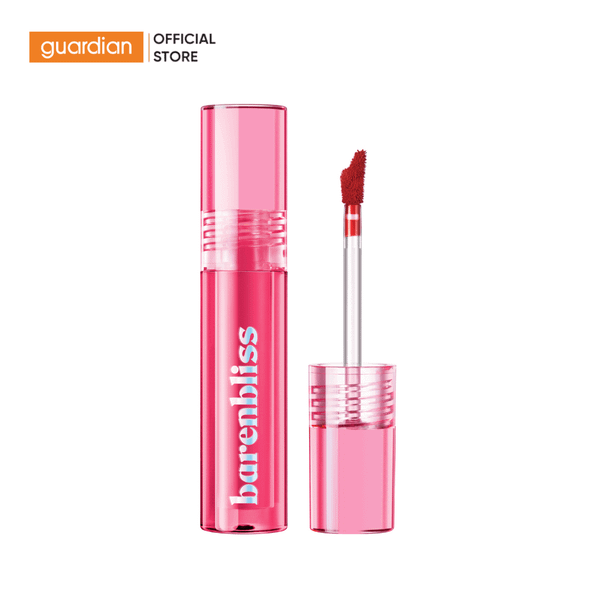 Son Tint Bóng Lâu Trôi Barenbliss Peach Makes Perfect Lip Tint #02 Pretty Please Hồng Ánh Đỏ 3g