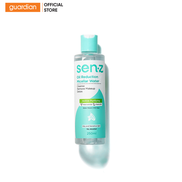 Nước Tẩy Trang Khổ Qua Dành Cho Da Dầu Mụn Nhạy Cảm Senz Oil Reduction Micellar Water 250Ml