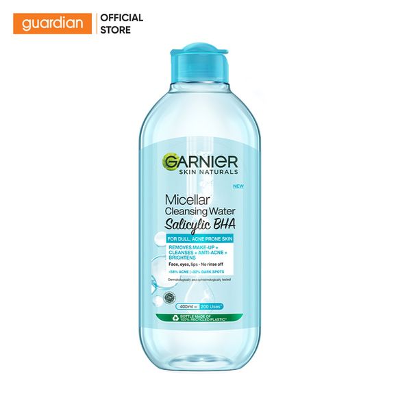 Nước Tẩy Trang Cho Da Dầu Mụn Micellar Water Garnier 400Ml