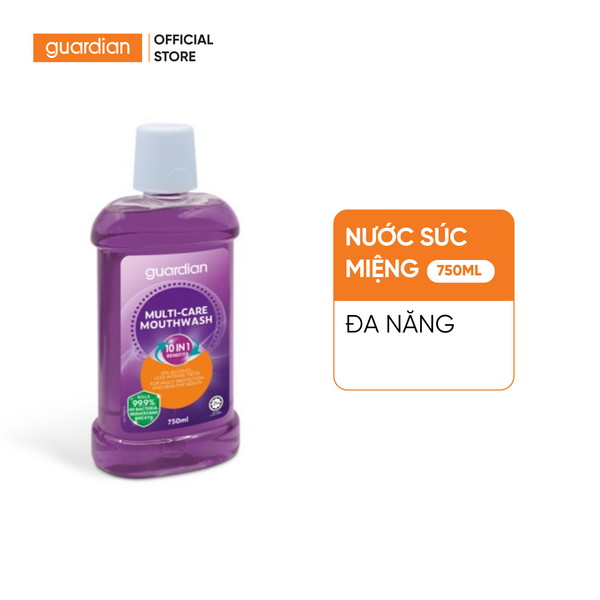 Nước Súc Miệng Đa Năng Guardian Multi-Care Mouth Wash 750Ml