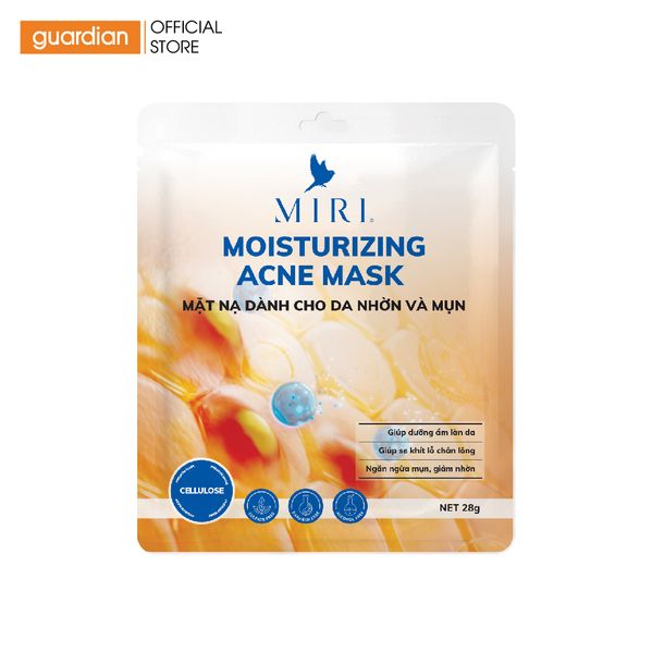 Mặt Nạ Làm Dịu Da Miri Moisturizing Acne Mask Cho Da Nhờn Và Mụn 28gr