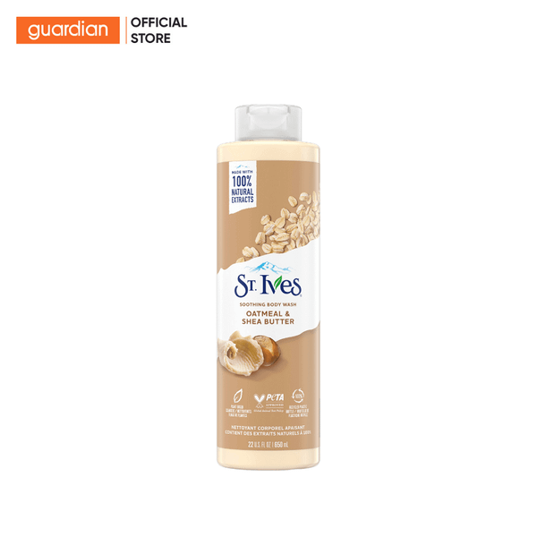 Sữa Tắm Yến Mạch & Bơ Hạt Mỡ Dưỡng Ẩm Da St. Ives 650Ml