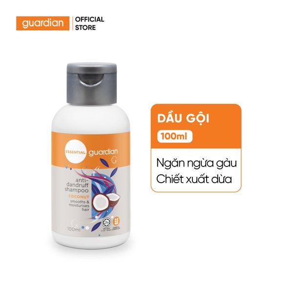 Dầu Gội Ngăn Ngừa Gàu Guardian Anti-druff Shampoo Chiết Xuất Dừa 100ml