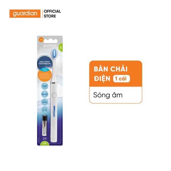 Bàn Chải Điện Sóng Âm Guardian Max Sonic Toothbrush 1 Cái