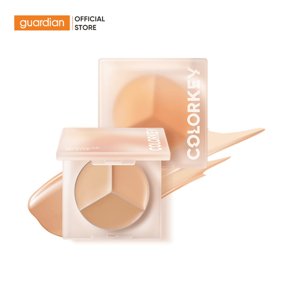 Kem Che Khuyết Điểm Colorkey 3 Màu Lâu Trôi 3.9G