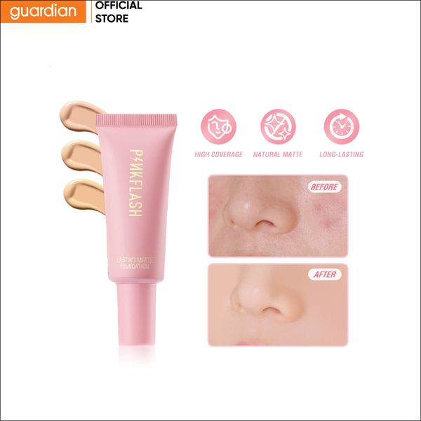 Kem Nền Pinkflash Lasting Matte PF-F03 #02 Sand Beige 25gr