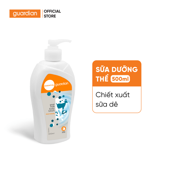 Sữa Dưỡng Thể Dưỡng Ẩm Guardian Goat Milk Moisturising Body Lotion Chiết Xuất Sữa Dê 500Ml