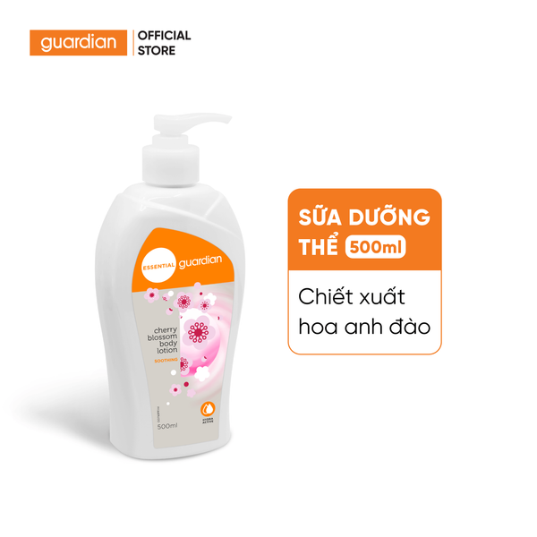 Sữa Dưỡng Thể Dịu Da Guardian Cherry Blossom Soothing Body Lotion Chiết Xuất Hoa Anh Đào 500Ml