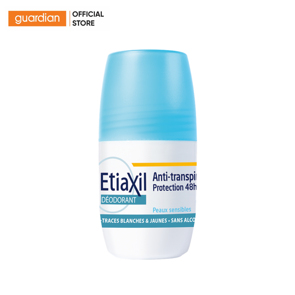 Lăn Khử Mùi Hằng Ngày Etiaxil Déodorant Anti-Perspirant Protection 48H Dành Cho Nam & Nữ Hiệu Quả Đến 48H (Xanh Dương) 50Ml