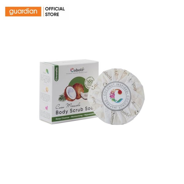 Xà Phòng Tẩy Tế Bào Chết Coboté Hương Sả 75G