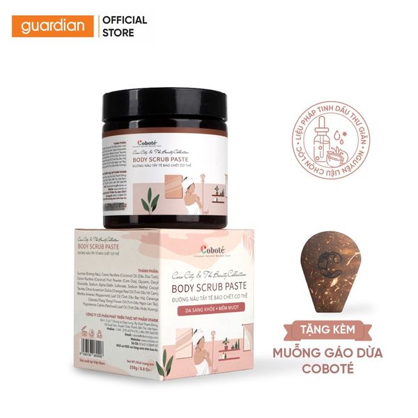 Đường Nâu Tẩy Tế Bào Chết Cơ Thể Coboté
