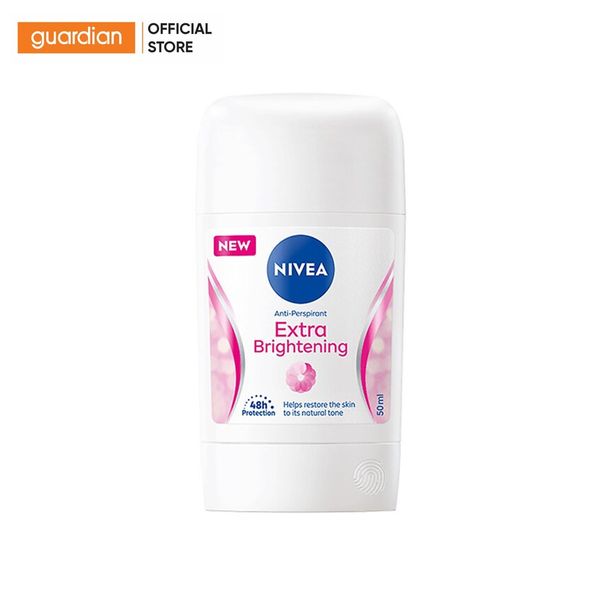 Sáp Khử Mùi Trắng Mịn Mờ Vết Thâm Nivea Extra Brightening 50Ml