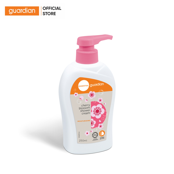 Sữa Tắm Dạng Kem Dưỡng Ẩm Guardian Essential Cherry Blossom Moisturising Shower Cream Chiết Xuất Hoa Anh Đào 250Ml
