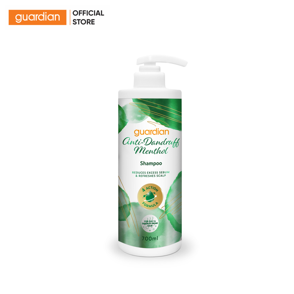 Dầu Gội Giúp Ngăn Ngừa Gàu Bạc Hà Mát Lạnh Guardian Anti-Dandruff Menthol 700Ml