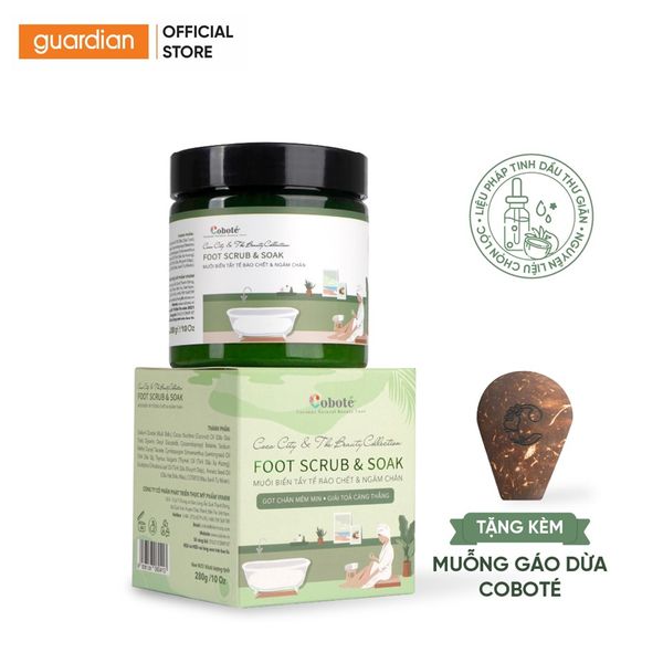 Muối Biển Tẩy Tế Bào Chết Và Ngân Chân Coboté 280G