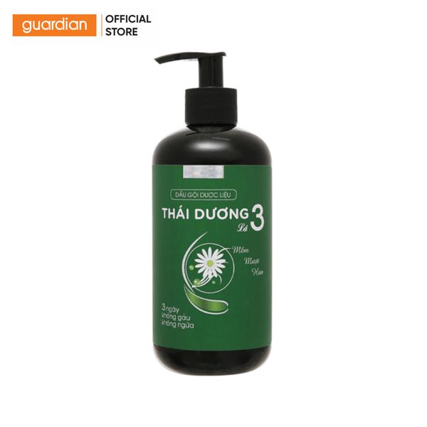 Dầu Gội Dược Liệu Thái Dương 3 Hương Lá 480ml