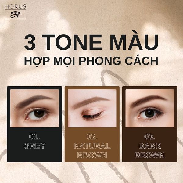  Chì Kẻ Mày Horus Eye Beauty Expert Long Lasting Blend Micro Eyebrow Đầu Nhỏ #03 Dark Brown 0,1Gr 