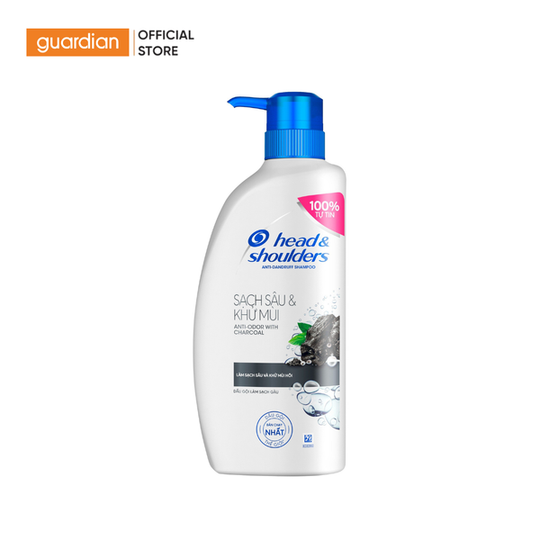 Dầu Gội Giảm Rụng Tóc, Giảm Ngứa Da Đầu Head & Shoulders Than Hoạt Tính 625gr