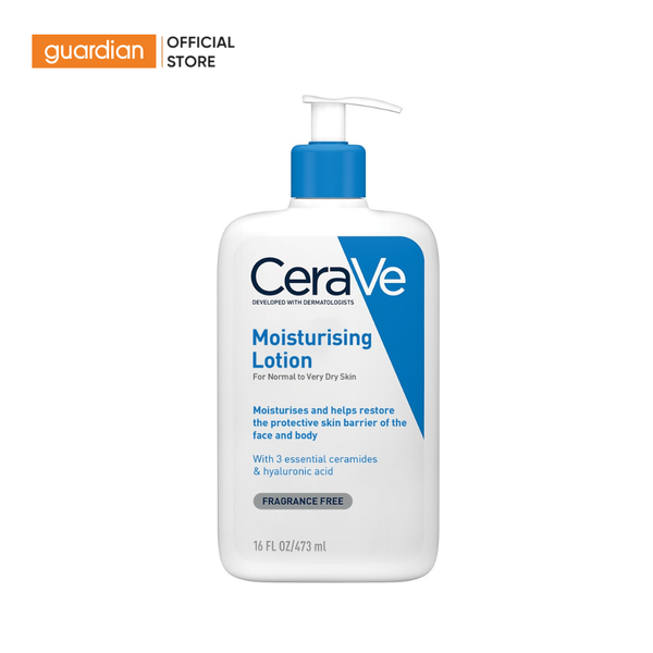 Sữa Dưỡng Thể Cerave Moisturising Lotion Dành Cho Da Thường Và Da Khô 473Ml