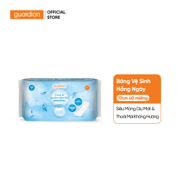 Băng Vệ Sinh Hằng Ngày Guardian Không Hương 40 Miếng