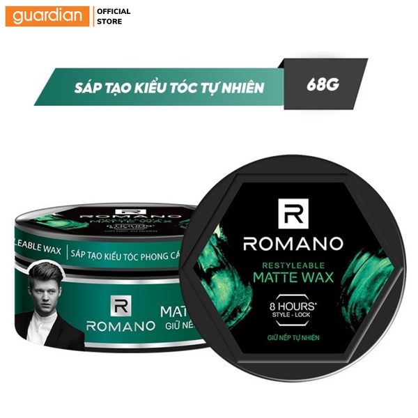 Sáp Tạo Kiểu Tóc Romano Matte 68G