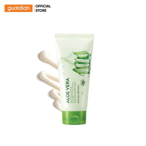 Sữa Rửa Mặt Soothing Và Moisture Aloe Vera Foam Cleanser Nature Republic 150Ml