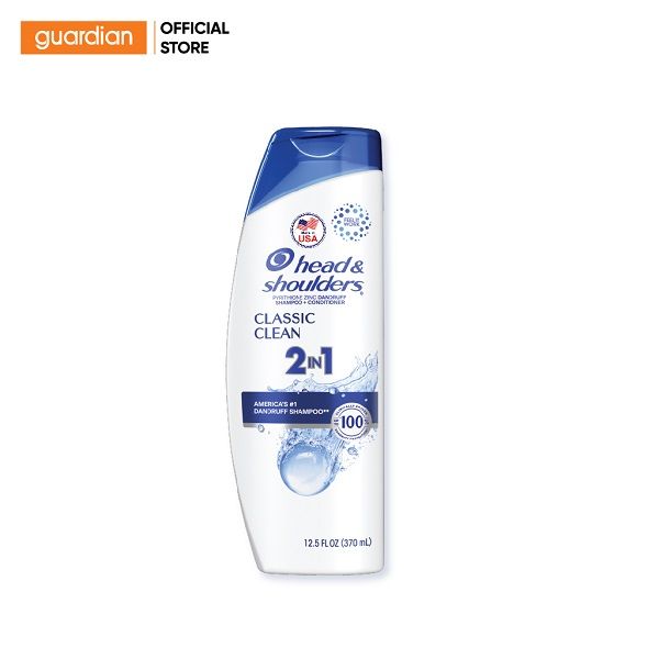 Dầu Gội & Xả Sạch Sâu Head & Shoulders 2In1 Classic Clean 370ml