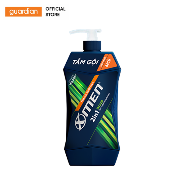 Tắm Gội Nước Hoa 2 Trong 1 X-Men Wood 12h Thơm Lâu Sạch Sâu 650g