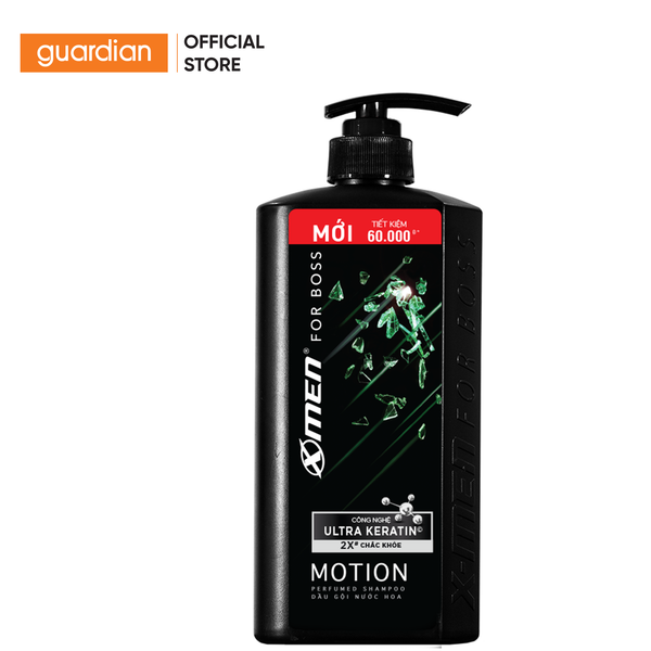 Dầu Gội Hương Nước Hoa X-Men For Boss Perfumed Shampoo Motion Hương Năng Động Tươi Mát 650gr