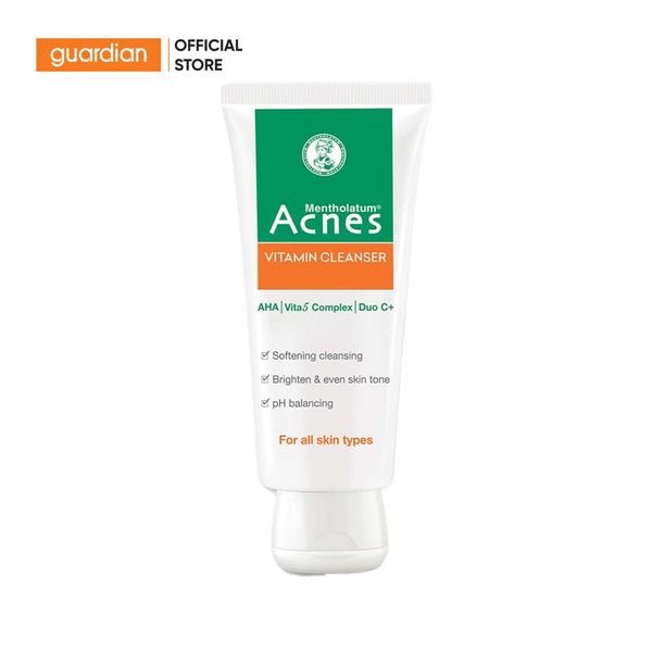Kem Rửa Mặt Vitamin Cleanser Acnes 100Gr
