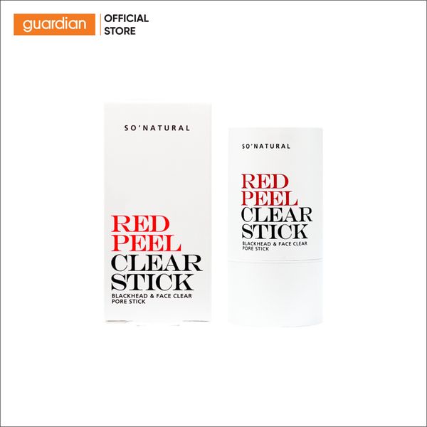 Thanh Lăn Mụn Đầu Đen Hỗ Trợ Se Khít Lỗ Chân Lông Red Peel Clear Stick So Natural 23G