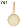 Chảo đúc sau lòng 24 cm men gốm Ivory Green Cook GCP236-24IH