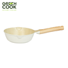 Chảo đúc sâu lòng 28cm men gốm Ivory Green Cook GCP236-28IH