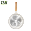Chảo đúc sâu 20cm men gốm Ivory Green Cook GCP236-20IH