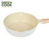 Chảo đúc sâu lòng 28cm men gốm Ivory Green Cook GCP236-28IH