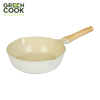 Chảo đúc sâu lòng 26 cm men gốm Ivory Green Cook GCP236-26IH