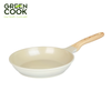 Chảo đúc cạn 26cm men gốm Ivory Green Cook GCP233-26IH