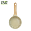 NỒI ĐÚC 16CM MEN GỐM IVORY GREEN COOK GCS233-16IH