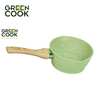 Bộ nồi đúc men đá ceramic miệng rót Green Cook GCS231 màu xanh 10 lớp chống dính sử dụng được trên tất cả các loại bếp - greencook