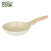 Chảo đúc sâu 20cm men gốm Ivory Green Cook GCP233-20IH