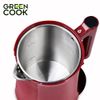 Bình đun siêu tốc cao cấp giữ ấm Green Cook GCEK-17S18D inox 304 nguyên khối 2 lớp 1,7L