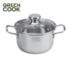 Bộ nồi Inox 3 đáy cao cấp Green Cook GCS06-T1 siêu bền sử dụng được trên bếp từ