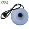Ca điện đa năng Green Cook GCEK12D01 600W 1,2L màu xanh có vỉ hấp