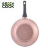 Chảo đúc vân đá đáy từ sâu lòng 24 cm Green Cook GCP05-24IH