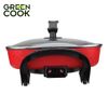 Nồi lẩu, nướng điện nguyên khối chống dính 5L 30cm Green Cook GCEH30 chuẩn Hàn Quốc